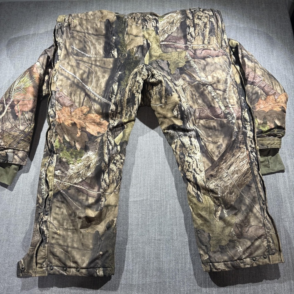 Guide Gear Coveralls Mens Large Mossy Oak Camo Insulated Hunting One Piece Suit - Picture 9 of 9